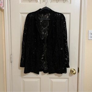 Black Lace Blazer